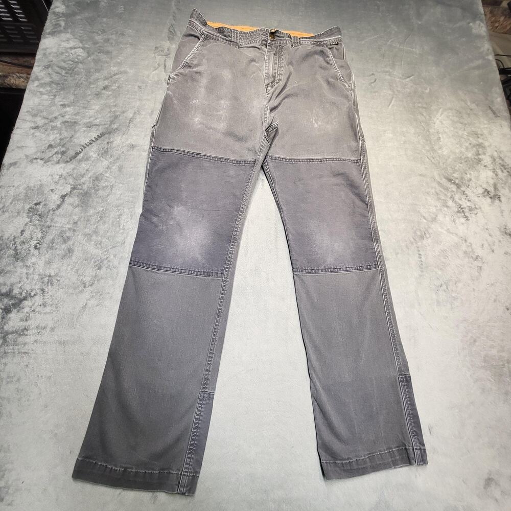 Howler Brothers Pants Mens 31x31 Gray Double Knee Workwear Utility Chino Stretch